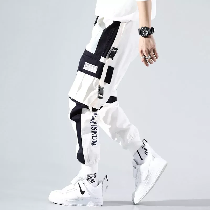 

Брюки-Джоггеры мужские с карманами, спортивные штаны в стиле хип-хоп, тактические штаны, брюки-султанки-карго, одежда для мужчин