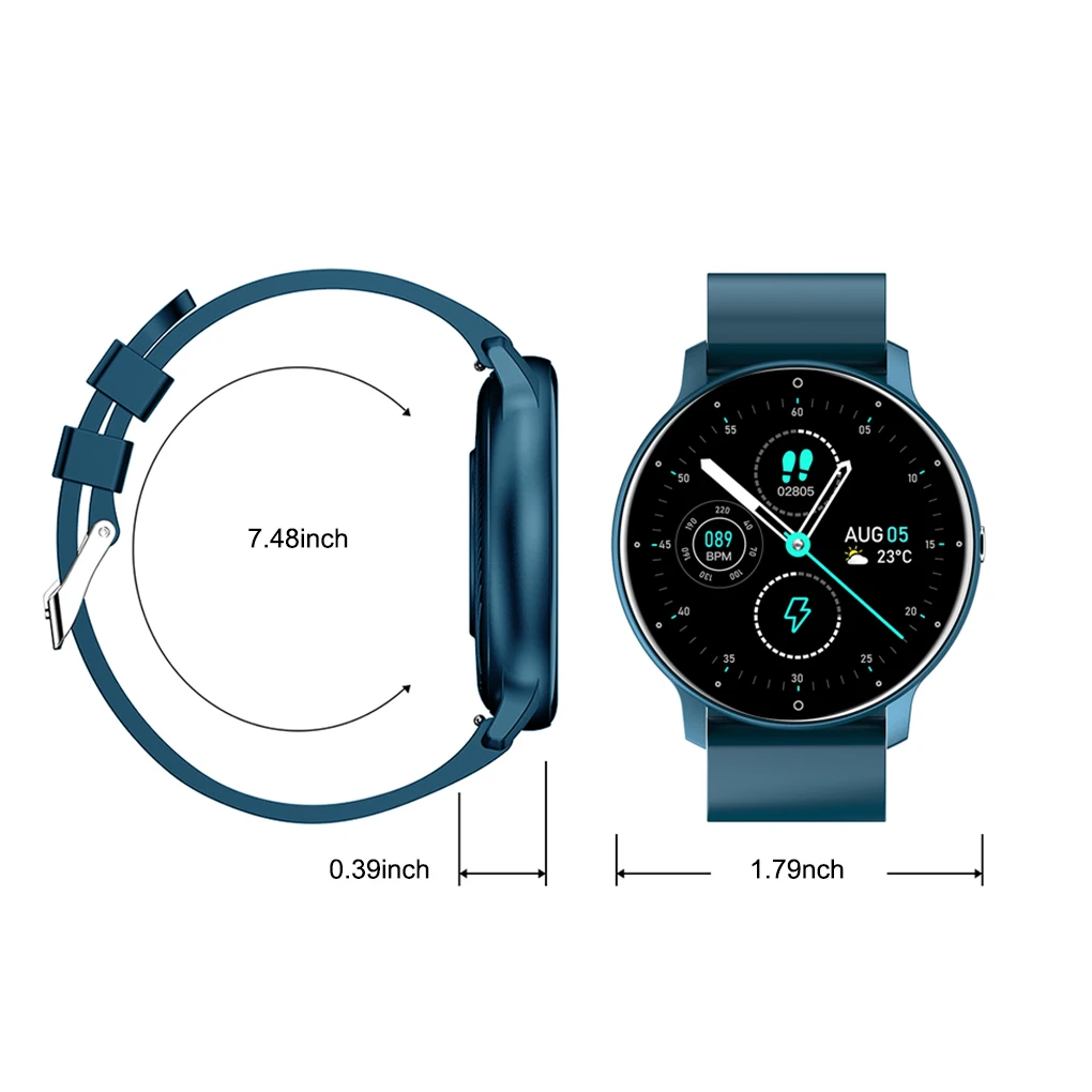 

Смарт-часы с пульсометром, тонометром, кислородом