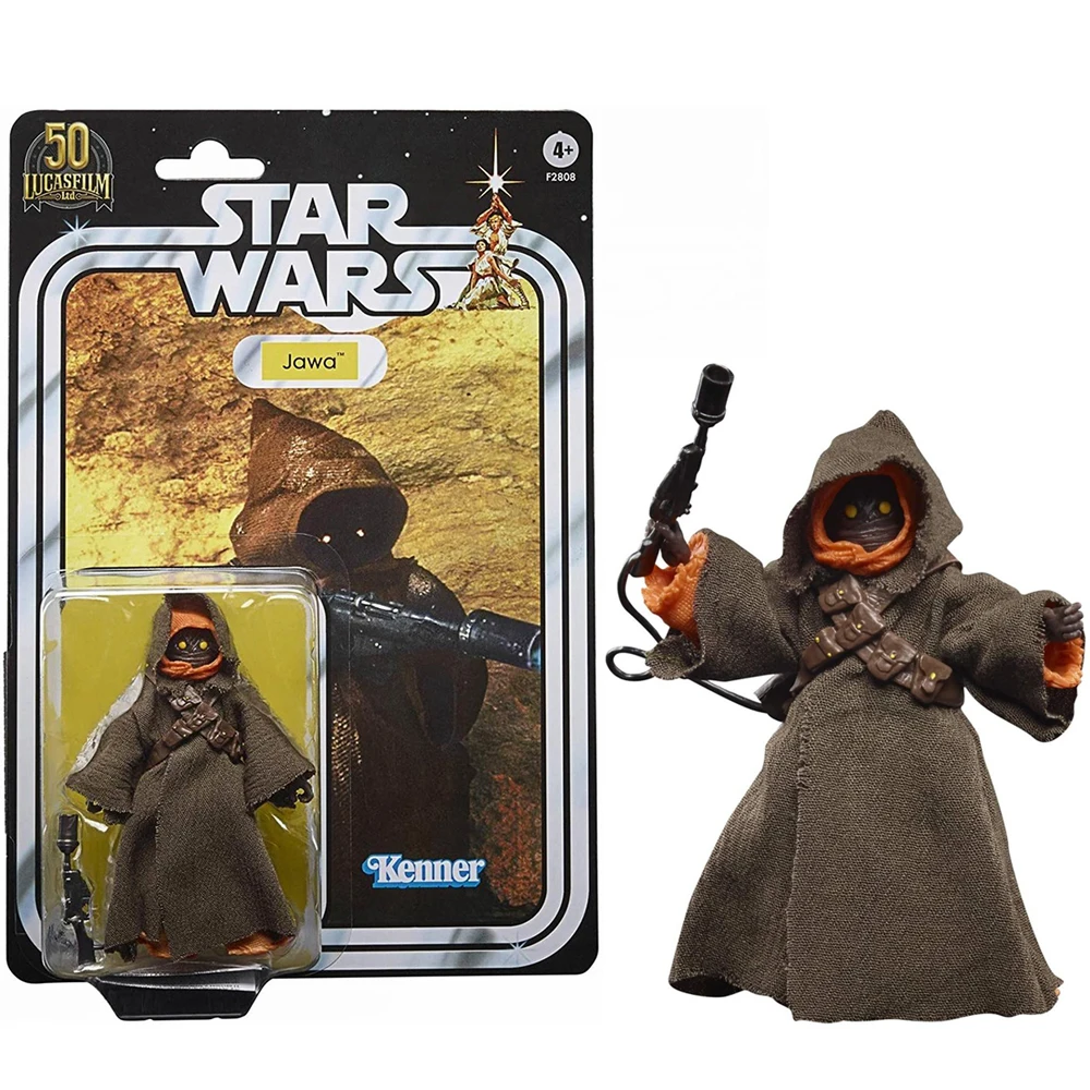 

Hasbro Star Wars The Black Series Jawa Lucasfilm 50th Anniversary Kenner Retro 6-inch-scale Action Collectible Figure Model Toys
