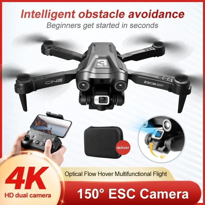 

HJ Intelligent Obstacle Avoidance Drone Z908Pro 4K Camera Profesional Drones With Remote Control Helicopter Dron ToysToy