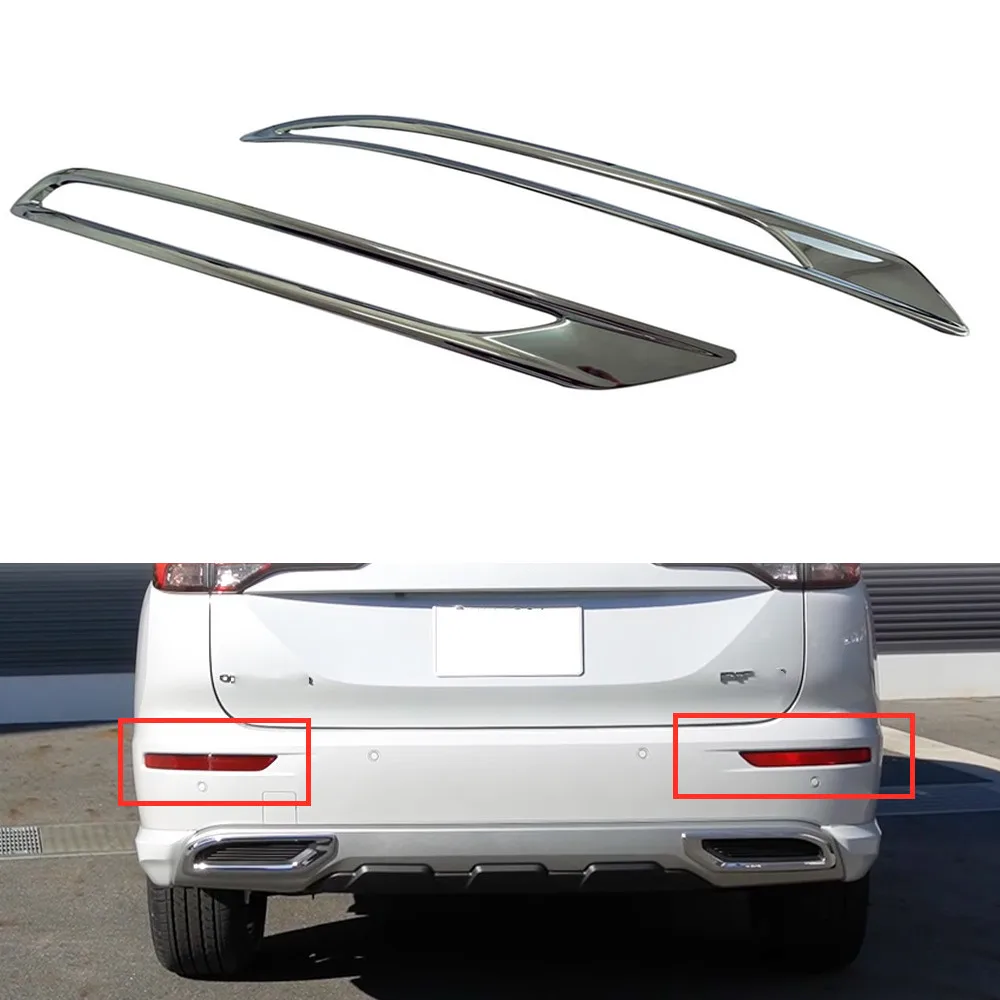 

Для Mitsubishi Outlander 2022 2023 автомобильные аксессуары задний бампер противотумансветильник РА крышка отделка декор ABS хром