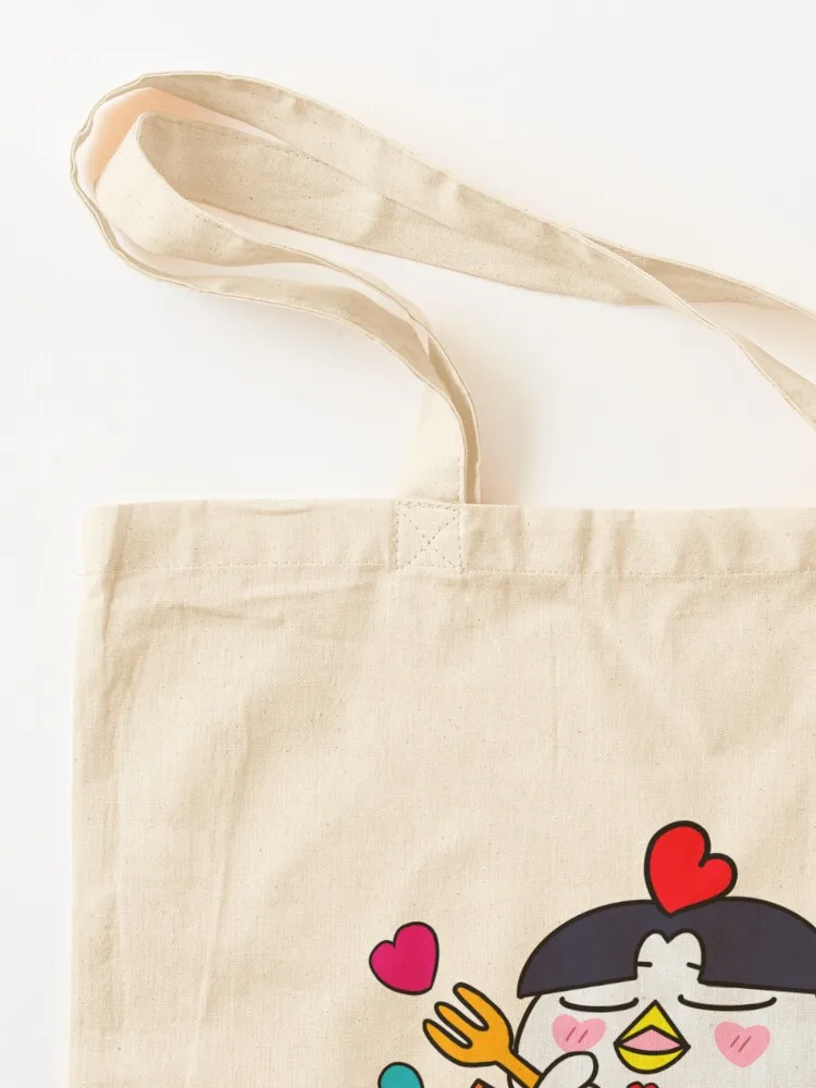 Samyang Carbonara Chicken Tote Bag персонализированная большая сумка для покупок на тележке
