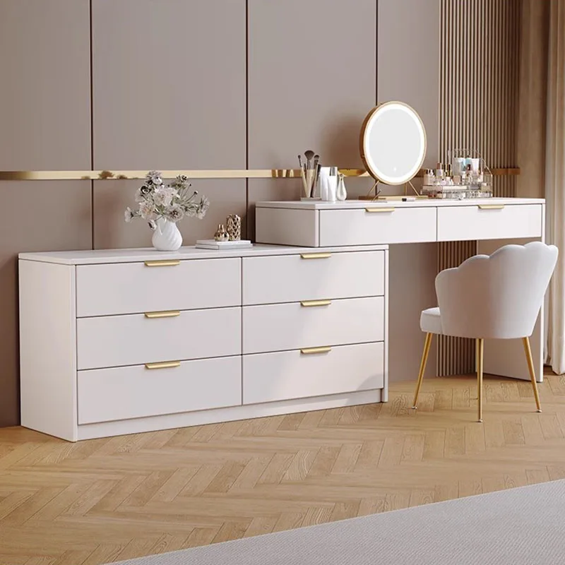 

Туалетный столик в скандинавском стиле, шкафы с ящиками для хранения, органайзер, туалетный столик для спальни, туалетный столик, мебель для макияжа