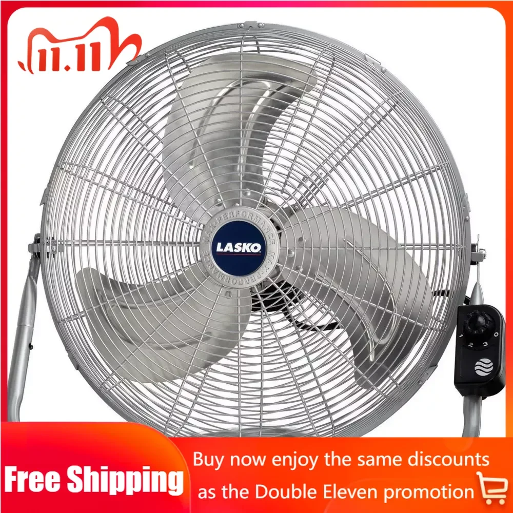 

wall fan Max Performance Pivoting High Velocity Floor Fan With Wall Mount Option Fans for Home Mounted Free Shipping Circulator