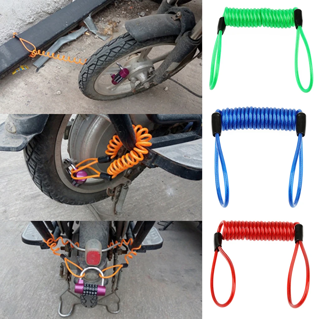 

Dual Loop Safety Reminder Cable, Coil Lanyard for Fishing Rod, paddle - Various Color & Size