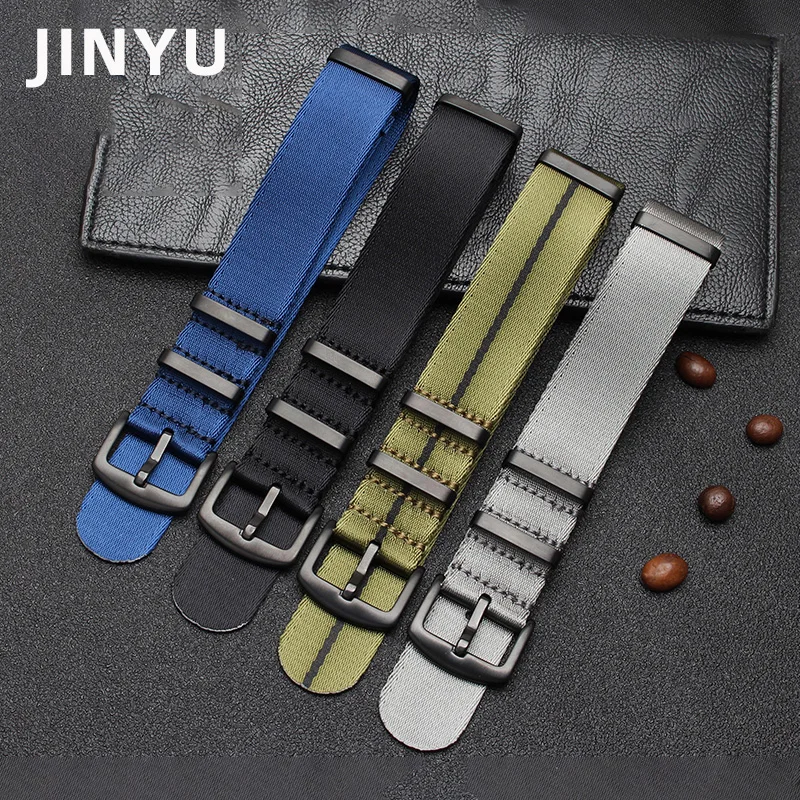 

Upgraded Design Nylon Watchband For Omega/Mido/Seiko/Rolex NATO Canvas Chain Men's Watch Strap Canvas belt 20 21 22 23mm