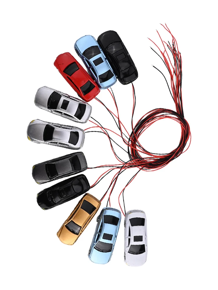 Модель поезда автомобиля поезд с проволокой и лампочками 10 шт. 1:87 ~ 1:100 45 мм (Д) X 16