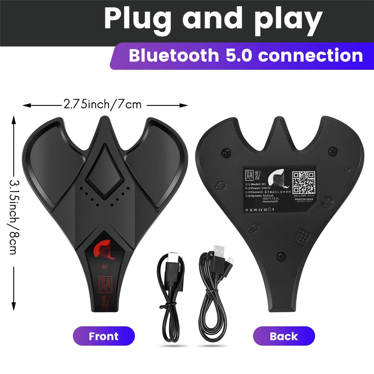 M3 Plug and Paly Геймпад PUBG Мобильный контроллер Игровая клавиатура Мышь Конвертер