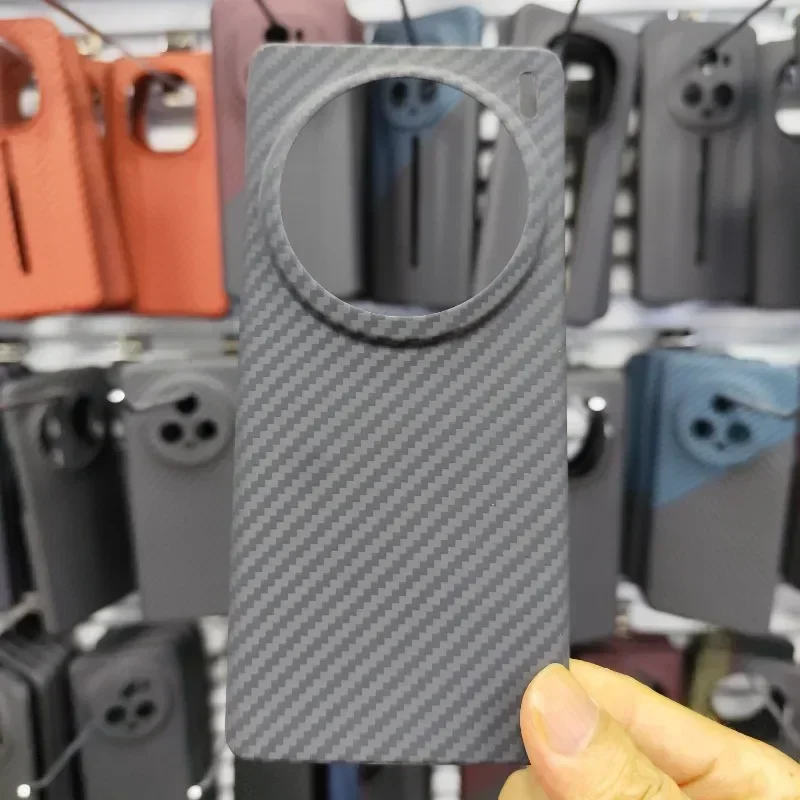 Чехол из углеродного волокна для VIVO X100 Ultra противоударный чехол арамидного