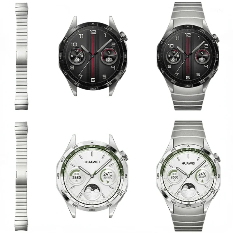 Фото Официальный металлический ремешок No Gap для Huawei Watch GT4, 46 мм, быстросъемный браслет из нержавеющей стали для Huawei Watch GT4, ремешок на запястье №3