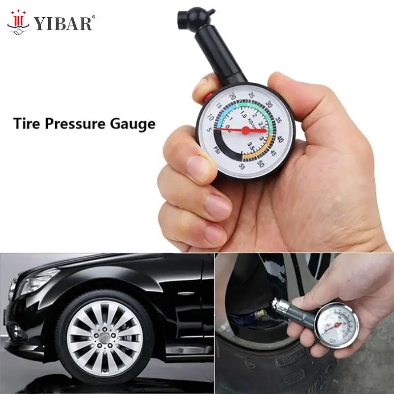

Car Motorcycle 0-50 Psi Dial Wheel Tire Tyre Gauge Meter Pressure Measure Tester