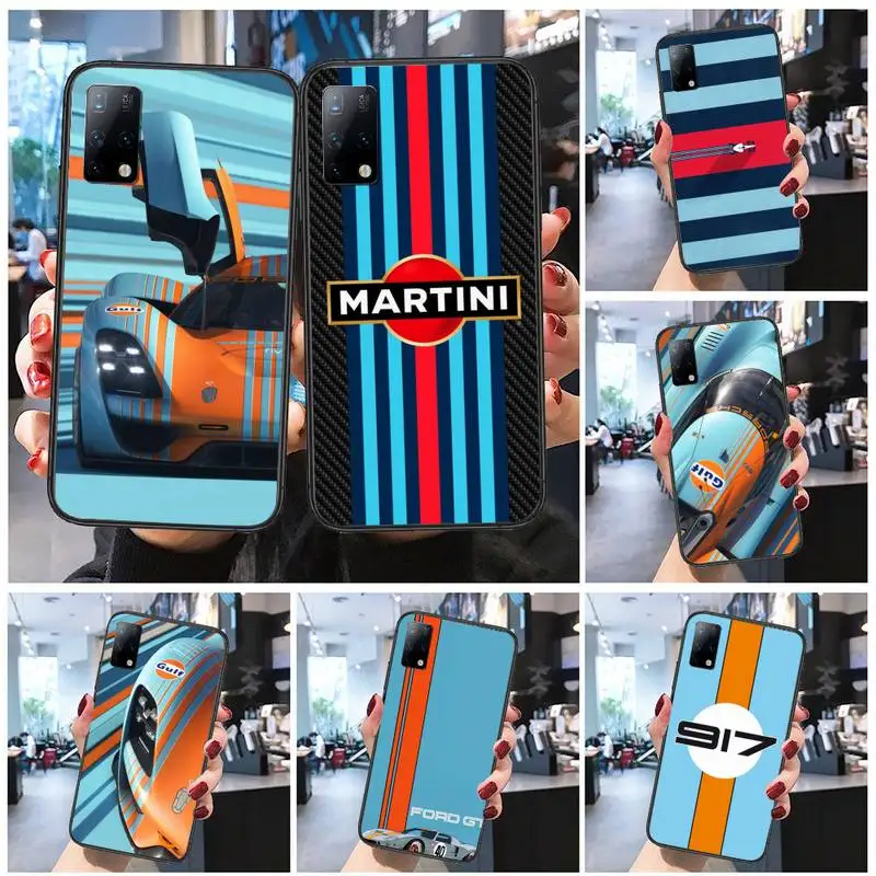 

Martini Racing Phone Case For Huawei Nova7 Nova6 Nova5 Nova4 Nova3 Nova2 pro se plus soft Cover Fundas