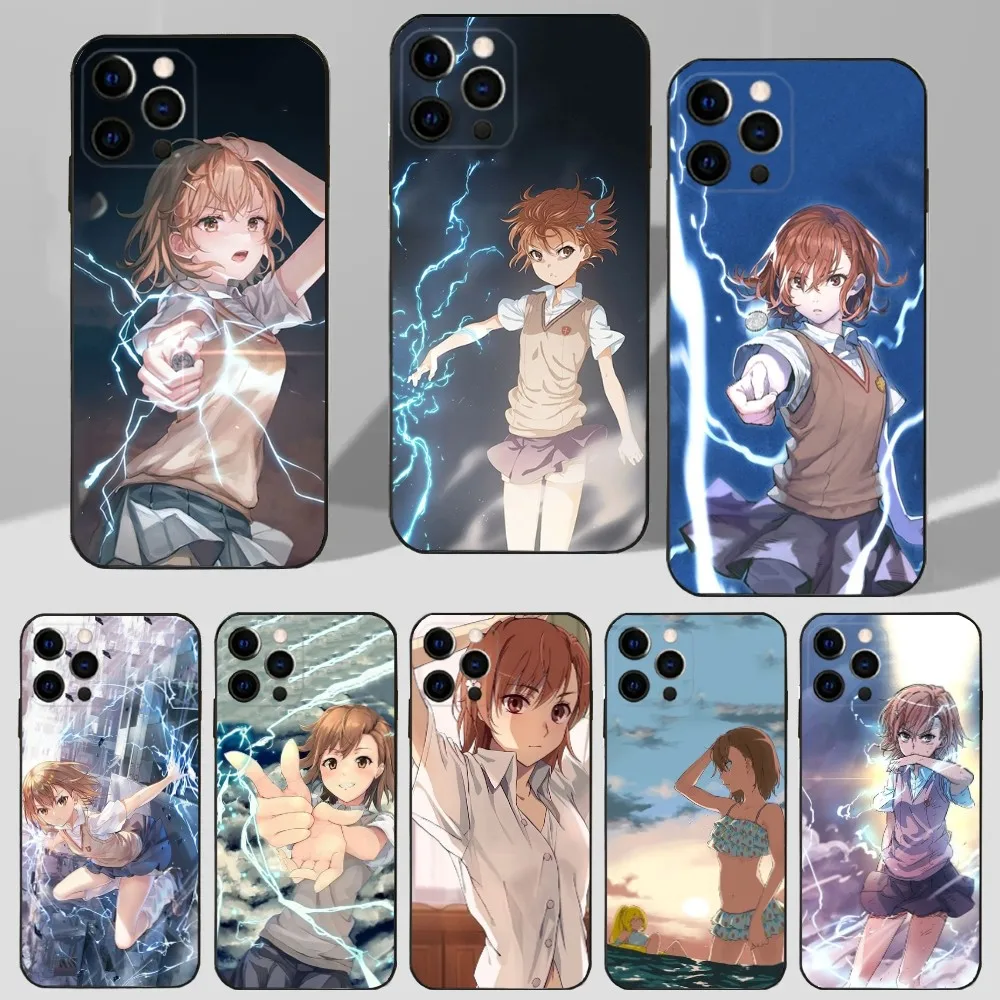 Чехол M-Misaka M-Mikotos для iPhone 16 15 14 13 12 11 Plus Pro Max XS X XR SE Mini 8 7 мягкий силиконовый черный