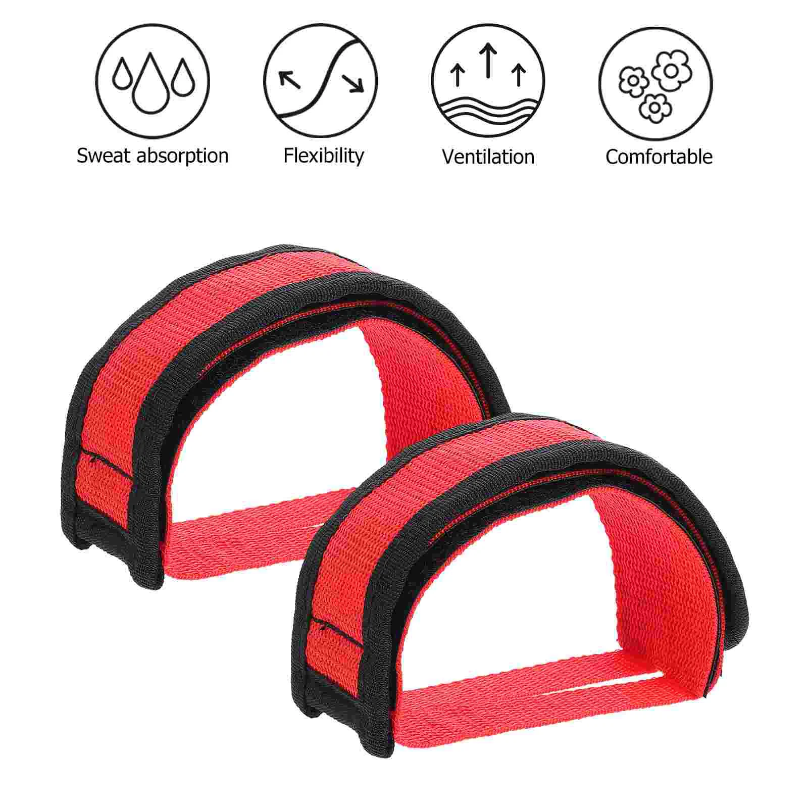 Нейлоновые ремни для велосипедной педали с фиксацией ног регулируемые ремня