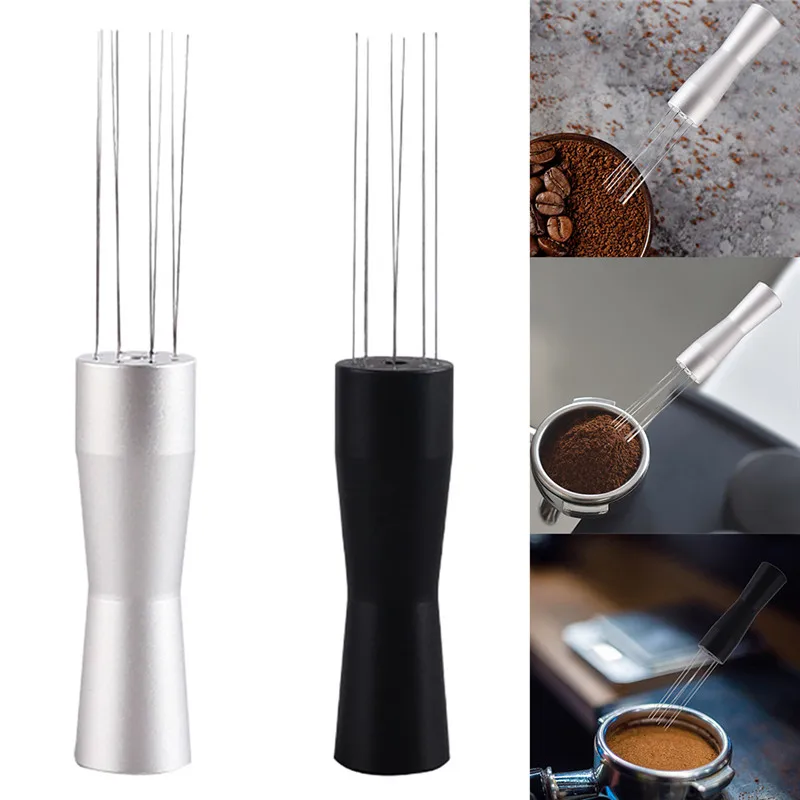 

1/2 Pcs Coffee Powder Tamper Distributor Leveler Tool Coffee Powder Espresso Stirrer Stirring Tools Food-grade Accessories