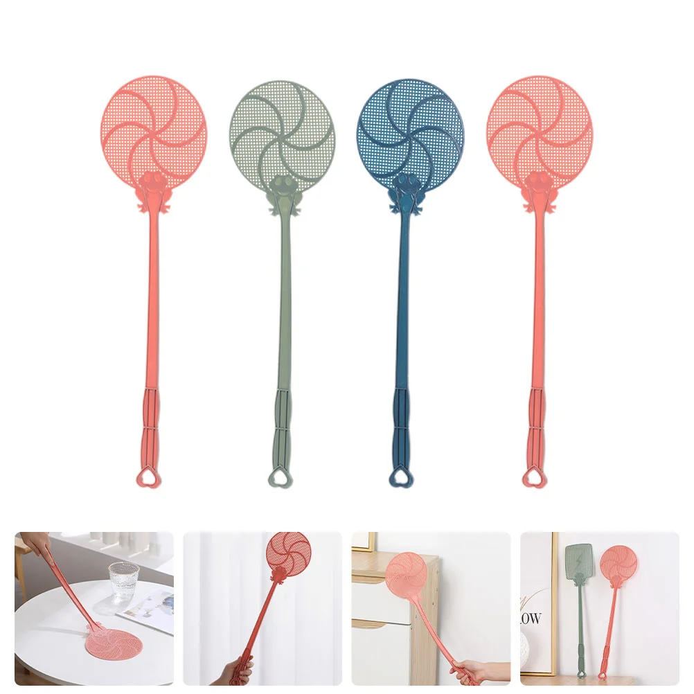 

4Pcs Swatters Flexible Manual Swatters Hot Summer Supplies Handheld Flexible Swatters for Protection Mosquito Control