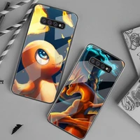 cartoon pokemon charizard charmander phone case tempered glass for samsung s20 ultra s7 s8 s9 s10 note 8 9 10 pro plus cover