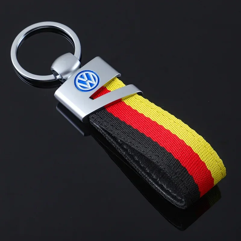 

Нейлоновый брелок для ключей с логотипом автомобиля Volkswagen Touareg Passat Beetle, Sharan Tiguan Caddy Jetta Golf MK5 Magotan Santana