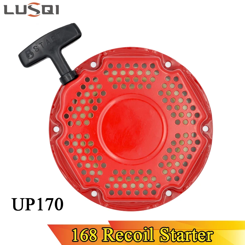 Lusqi 168f Recoil Starter Unitedpower Up170 Bomba de Água a Gasolina Motor Gerador Peças Reposição