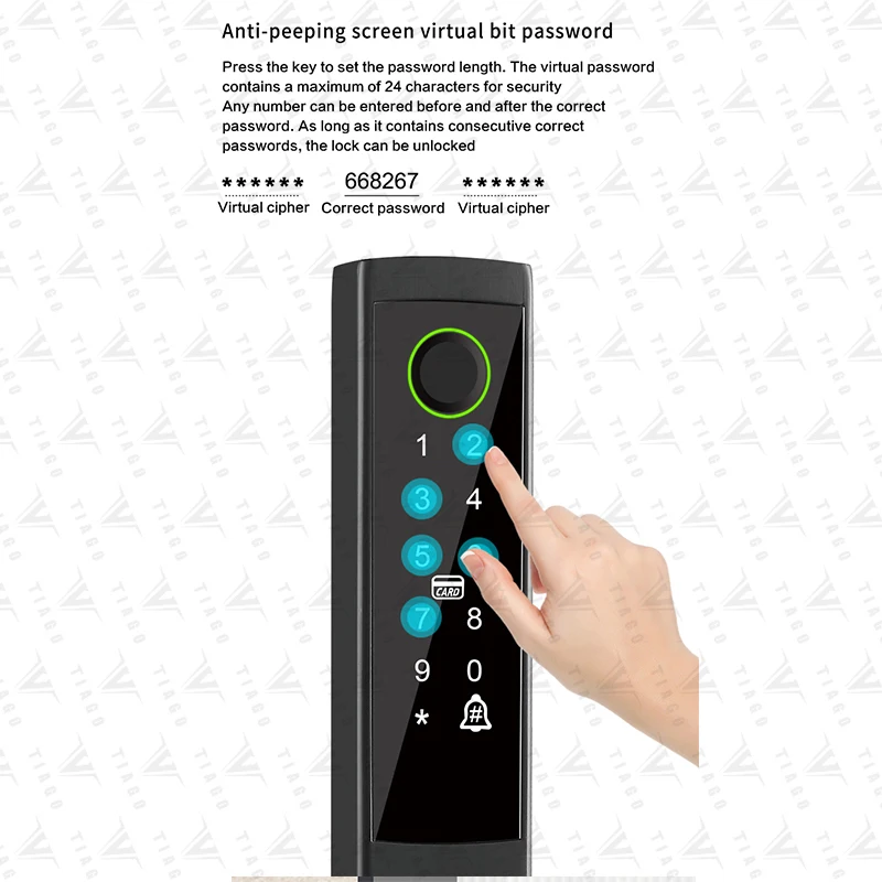 Водонепроницаемая электронная смарт-карта TIAGO K5 с поддержкой Wi-Fi и