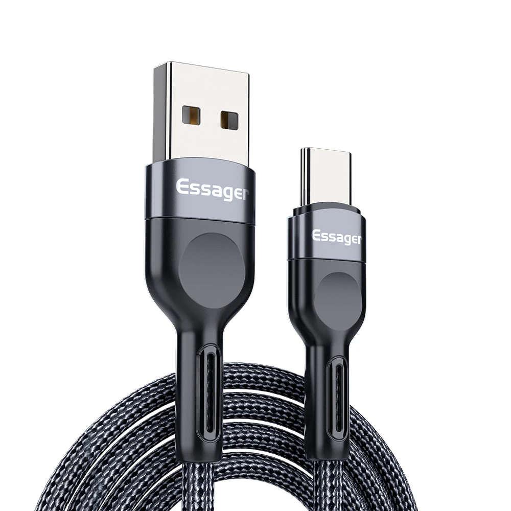 Фото Кабель зарядный Essager USB Type-C, 3 А, для Samsung, Xiaomi, Huawei №1