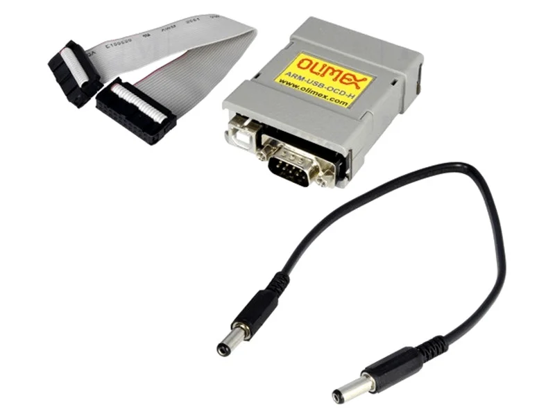 ARM-JTAG-20-10 olimex ltd. Розетки и адаптеры JTAG, 20-контактный адаптер от 0,1 дюйма до 10 контактов 0,05 дюйма, ARM-USB-OCD-H JLINK V9 V