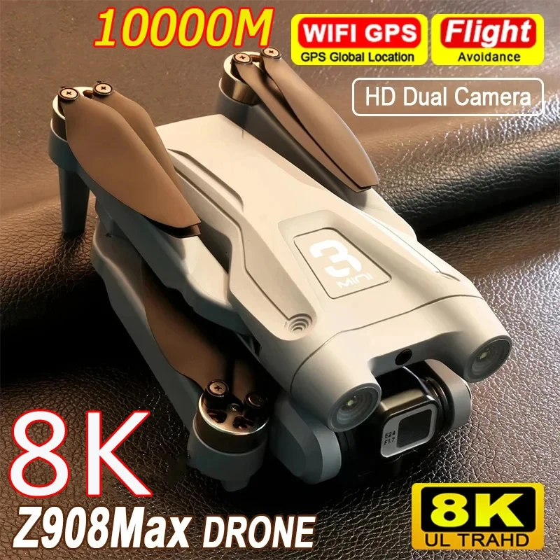 Для дрона xiaomi Z908 Pro Max бесщеточный мотор 8K GPS профессиональный двойной HD