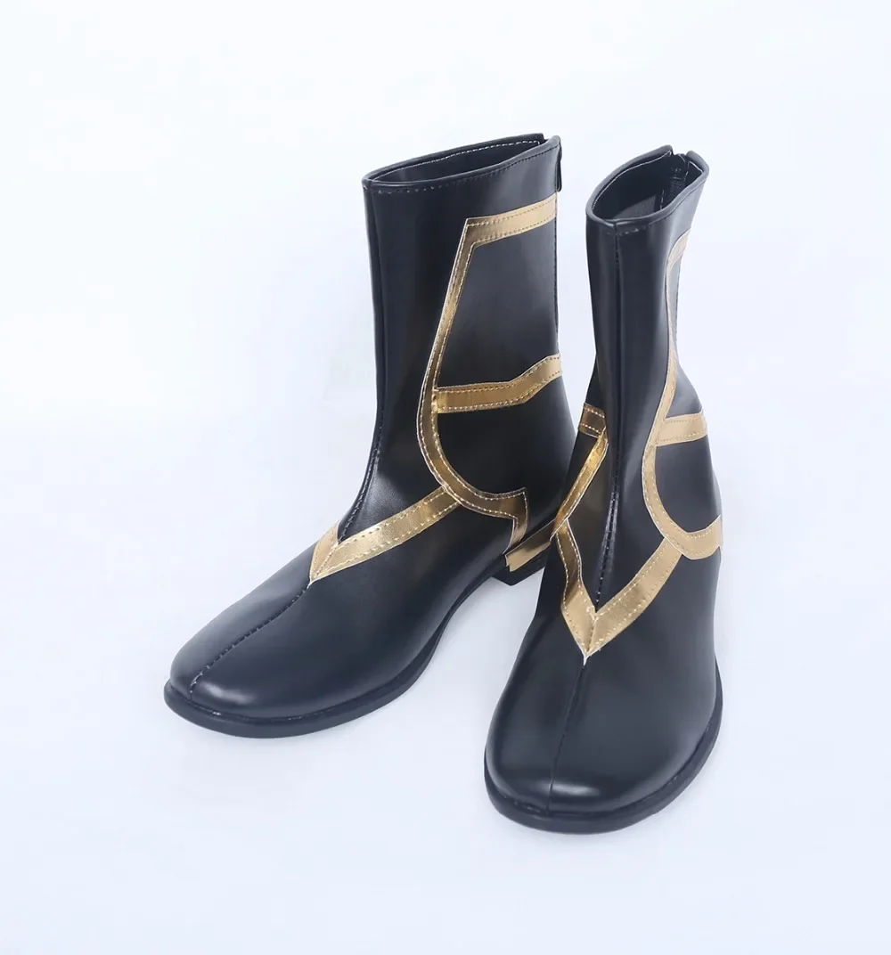 FGO Fate Grand Order Caster Merlin Сапоги для косплея Обувь на заказ