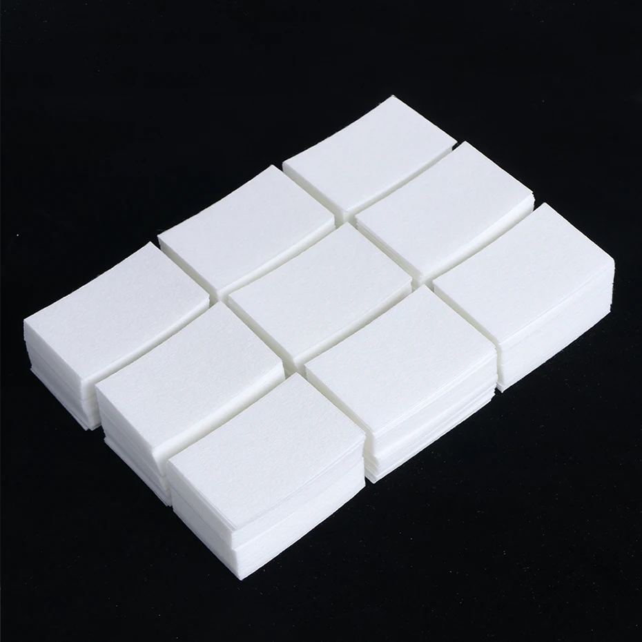 Лак для ногтей без ворса салфетки хлопковые удаления Очиститель мягкие