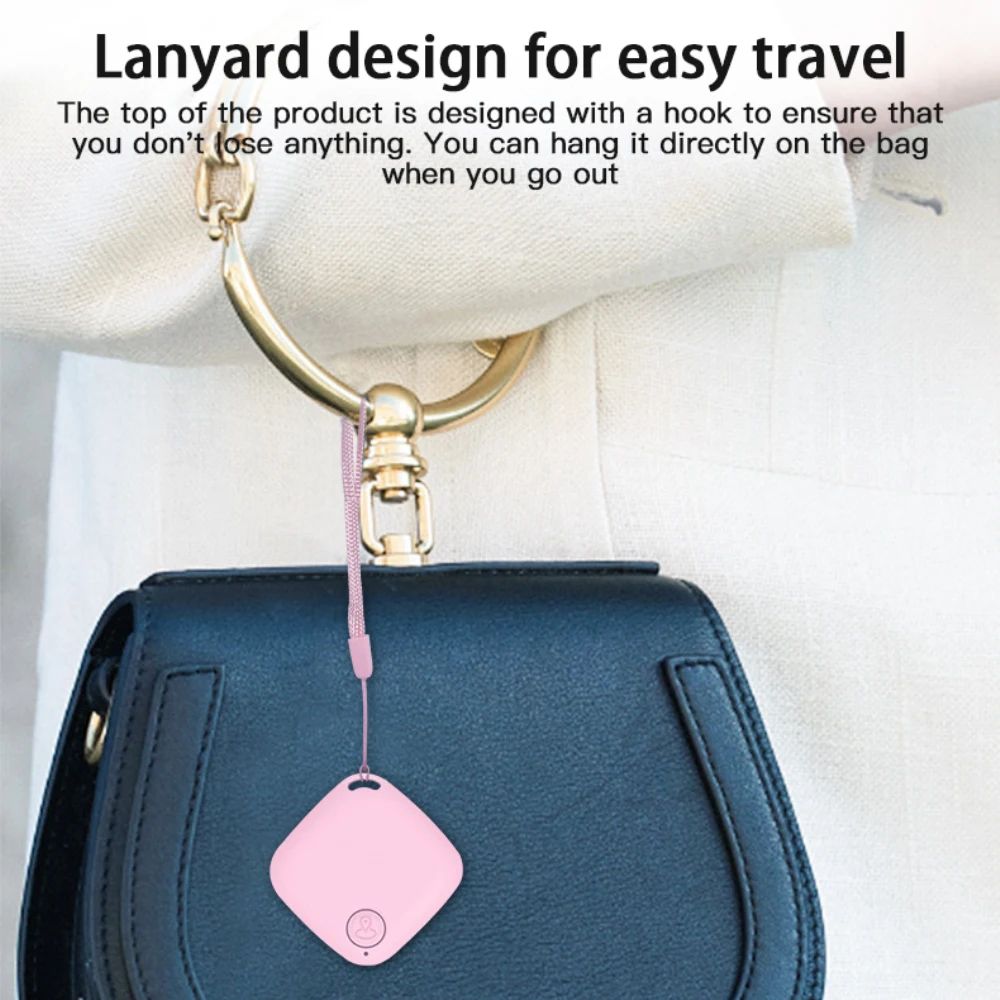 

Y04 Diamond-shaped Anti-loss Device App Positioning Add Equipment App Positioning Search Smart Tracker Low-power Take Pictures