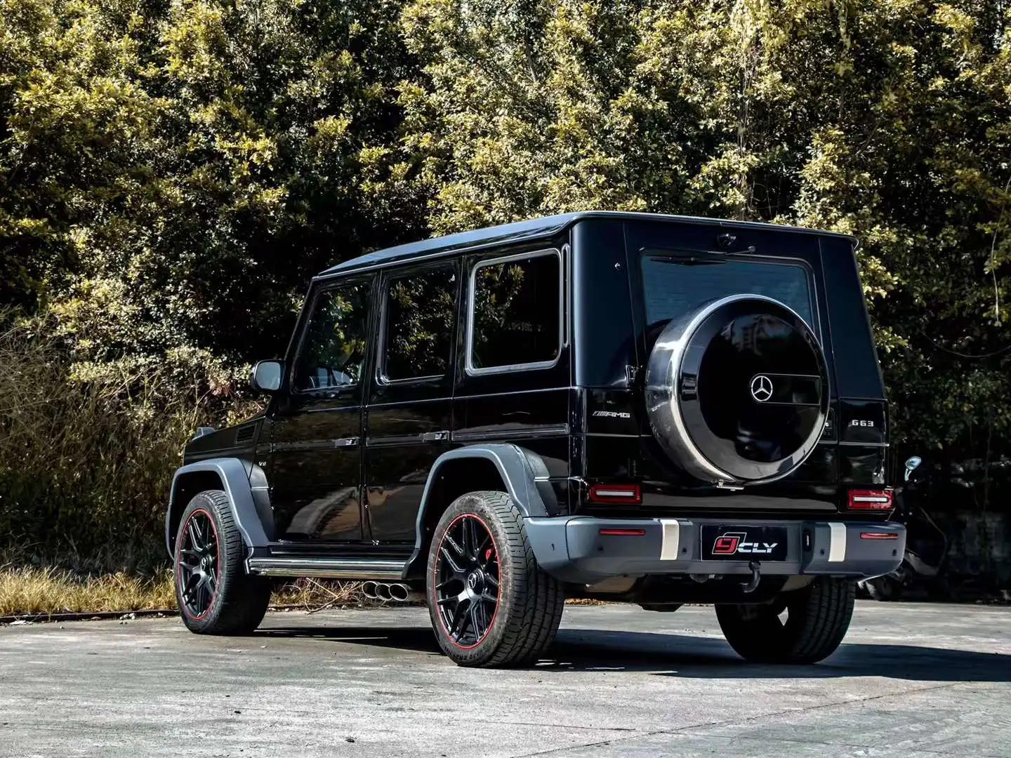 Фото Комплект обвеса YICKU из 26 элементов для Mercedes-Benz G-Class W463 из материала PP: передний сплиттер, задние бамперы, крылья, капот, парковочные датчики №4