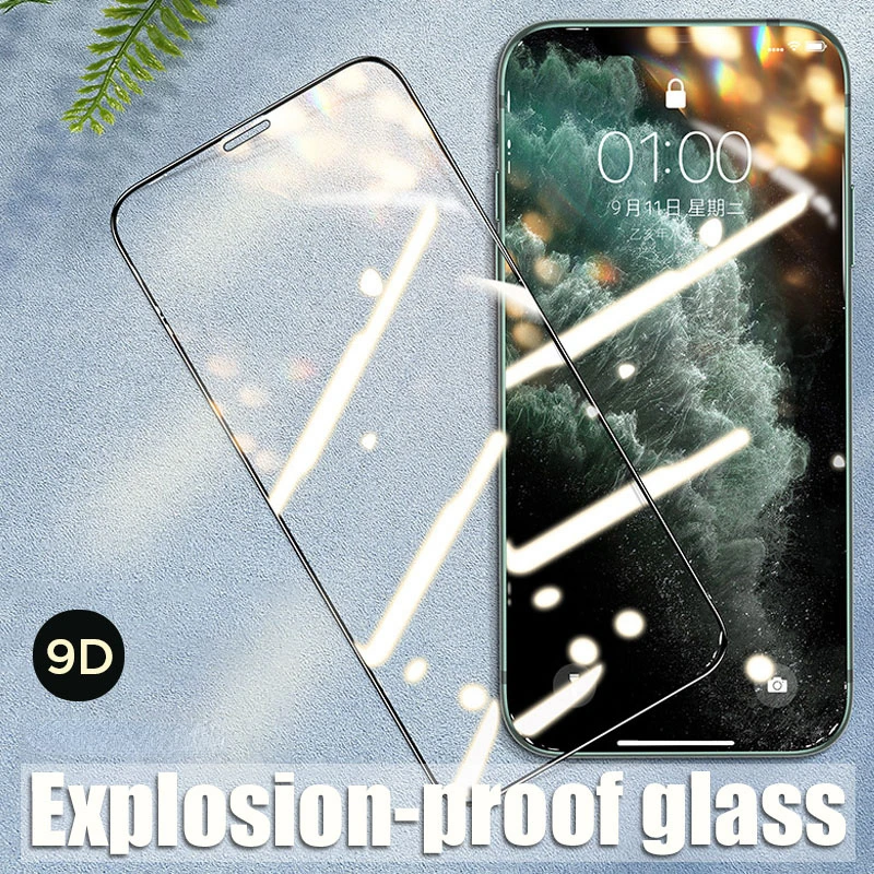 Glass For iPhone 13 12 11 8 7 Pro Max Mini Plus X XS XR SE 2020 Screen Protector For iPhone 13 12 6 5 4 6S 5S 4S Glass