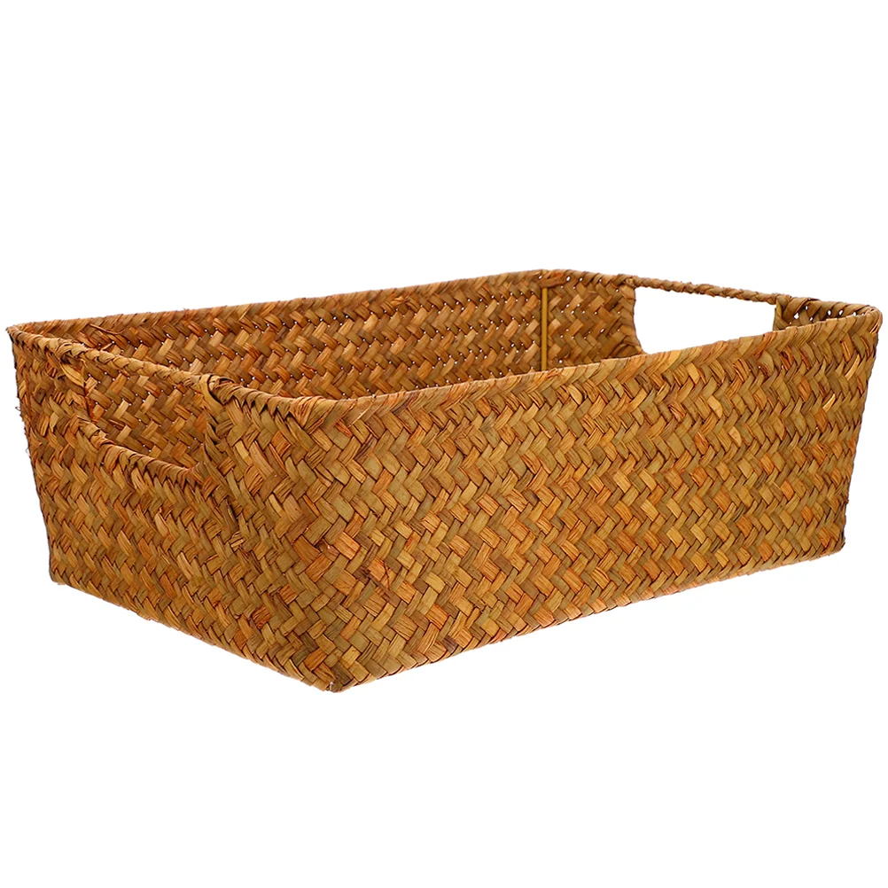 

Basket Storage Woven Baskets Wicker Rattan Hyacinth Water Fruit Tray Bread Seagrass Snack Bins Box Containersundries Toy Bowl