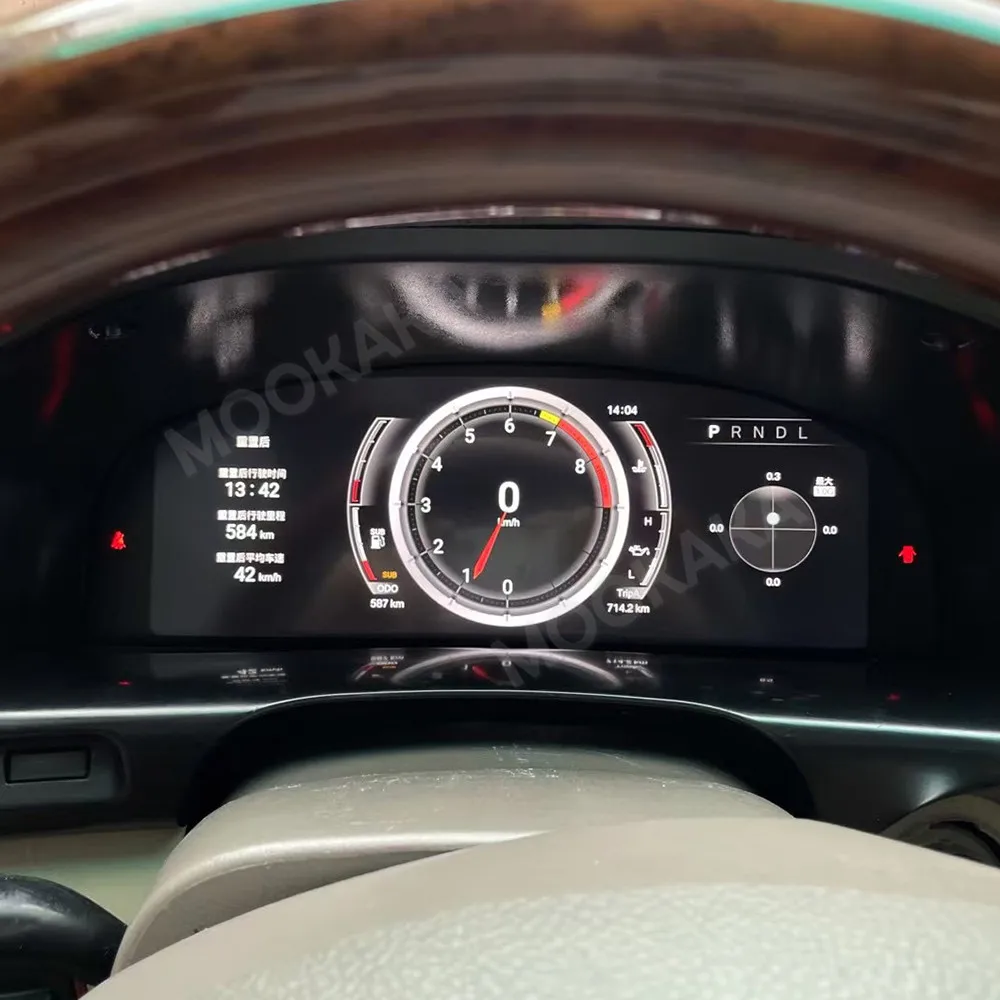 Фото Цифровая приборная панель LCD для Toyota Land Cruiser LC100 Lexus LX470 2002-2007, виртуальный кокпит, спидометр, панель приборов HD, OEM-совместимость №1