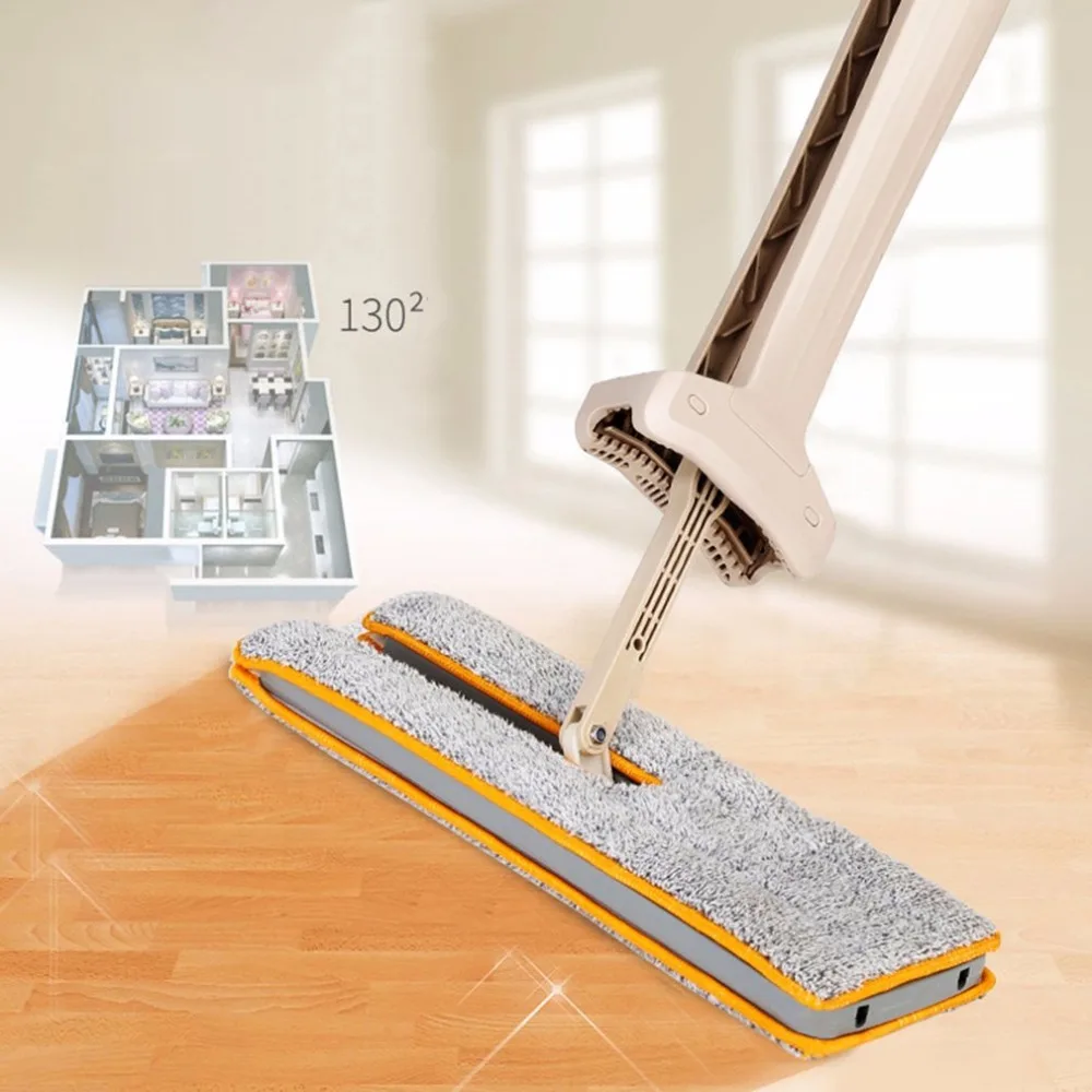 

Self-Wringing Double Sided Flat Mop Telescopic Comfortable Handle Mop Floor Cleaning Tool For Living Room Kitchen Drop Shipping