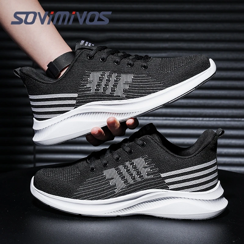 Mens Breathable Fashion Walking Shoes-Non Slip Sneakers Lightweight Comfortable Mesh Casual Sneakers Sports Gym Athletic Shoes