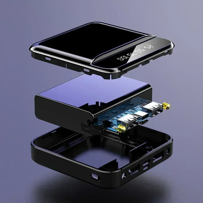 Мини-Power Bank 30000 мАч Портативное сверхбыстрое зарядное устройство Внешний