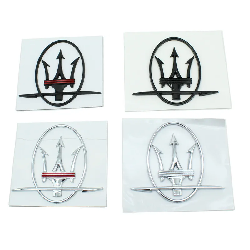 

2 шт. автомобильные наклейки из АБС-пластика, наклейки для Maserati granтуризма Quattroporte GTS ghiали Levante GT, логотип автомобиля, эмблема, значок, стикер s