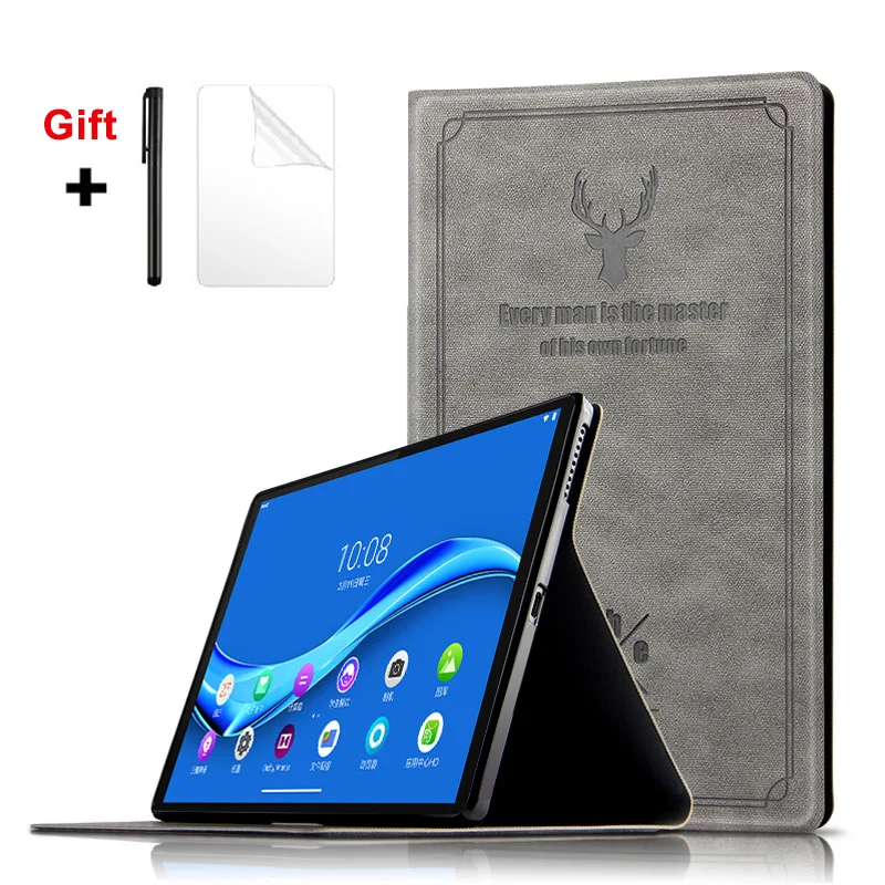 

2020 Case for Lenovo Tab M10 FHD Plus TB-X606F TB-X606X Soft TPU Inner Shell for Lenovo Tab M10 Plus 10.3 Funda Case +Film Pen