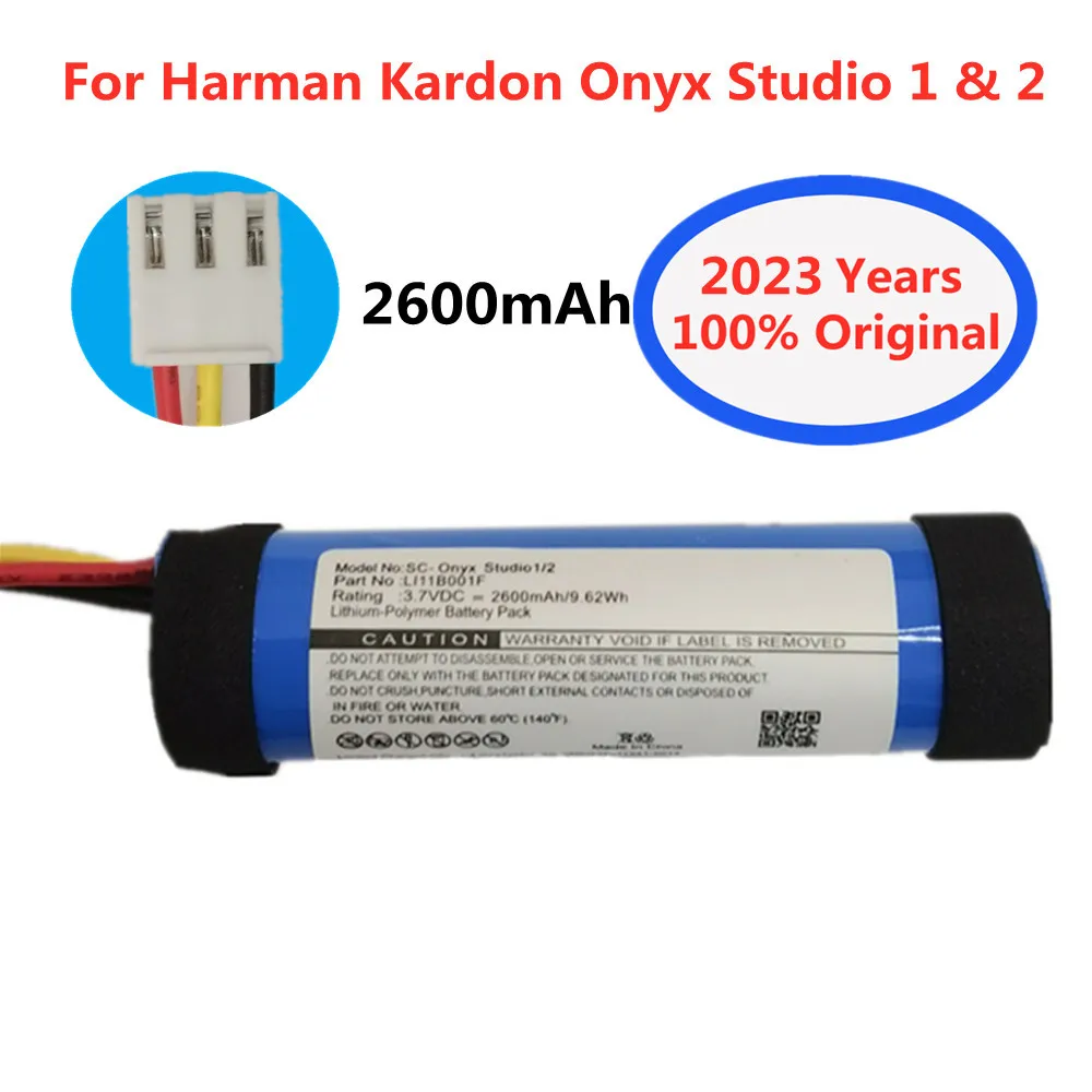 

New LI11B001F Genuine 2600mAh Speaker Battery For Harman Kardon Onyx Studio 1 2 Onyx Studio2 Studio1 Player Rechargeable Battery