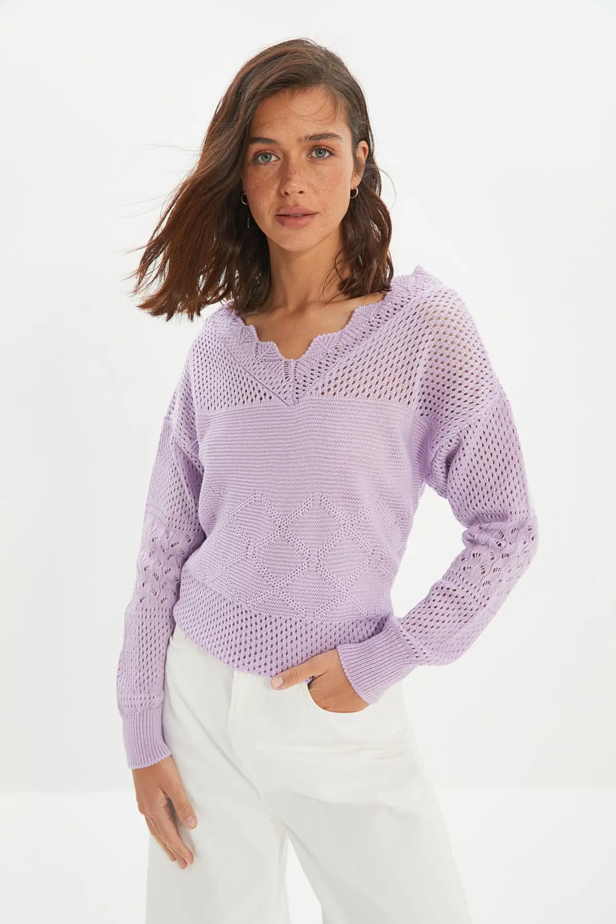 

Trendyol Ajurlu Knitwear Sweater TWOAW22KZ2393