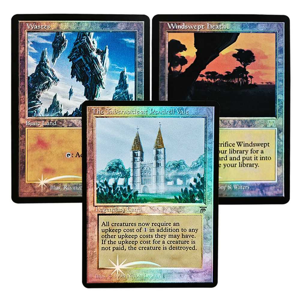 Фото Коллекционные карты TCG: Редкие магические фольгированные карты для игры — Ветреная поляна/Пустоши/Табернакл в Пендрейл-Вэле — Игрушки, хобби, подарки для мальчиков №1