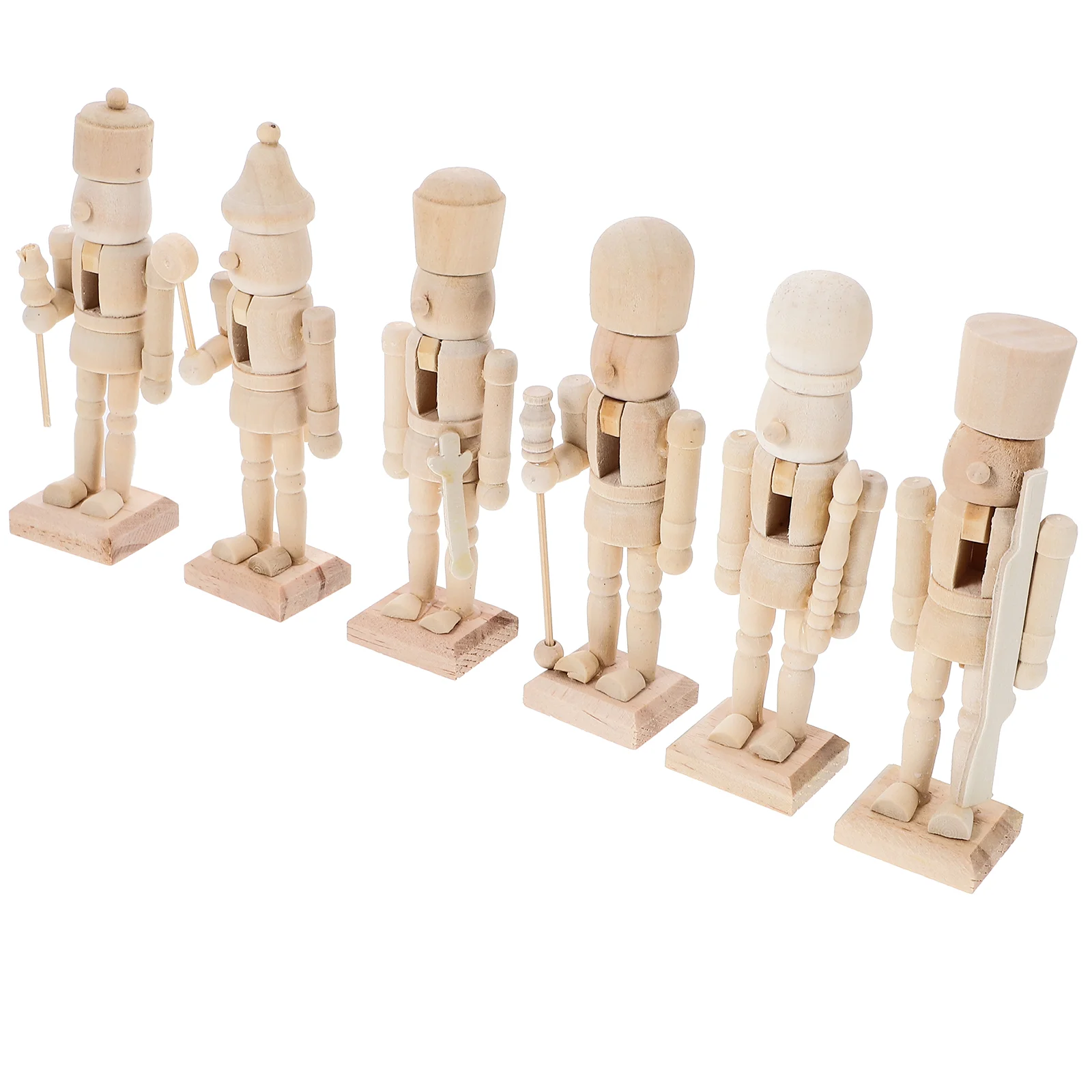 

6 шт., необработанные деревянные украшения для орехов