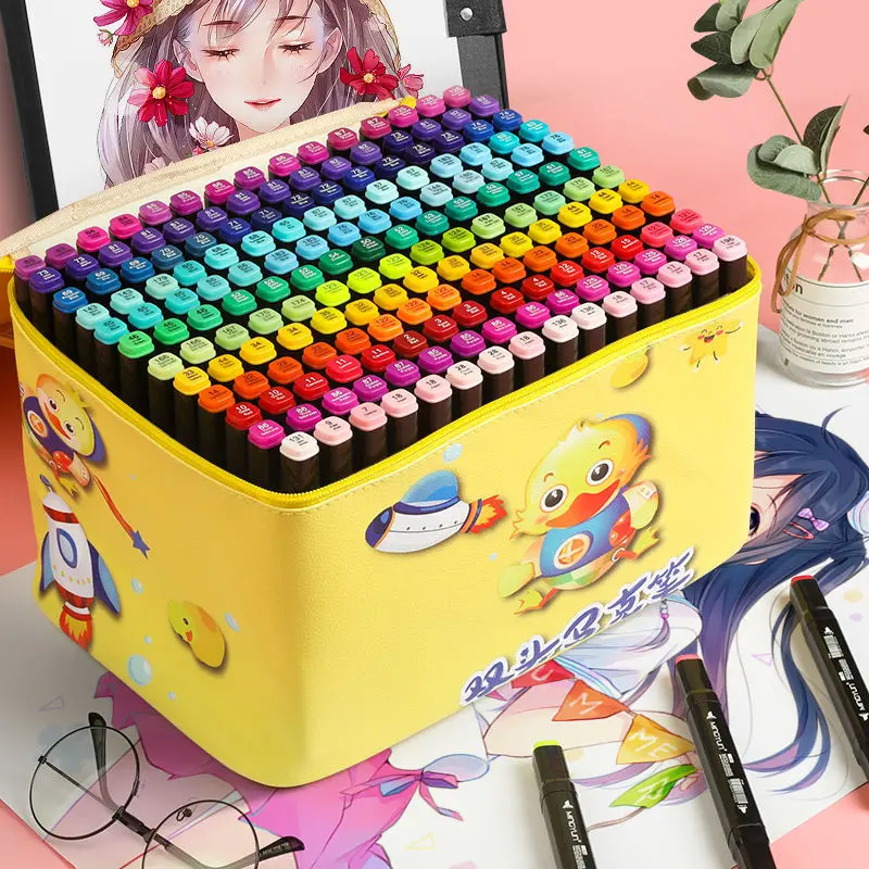 

Marker Set 30/40/60/80 Colors Alcohol Markers Manga Sketch Drawing Set Marker Pen Dual Tips Pen