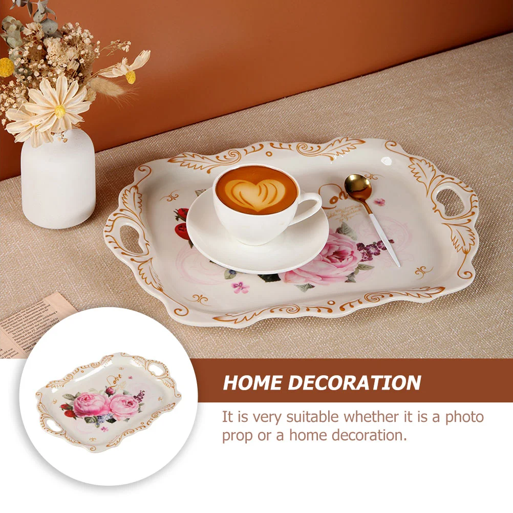 Европейский поддон поднос для сервировки еды ресторан десертная тарелка простой