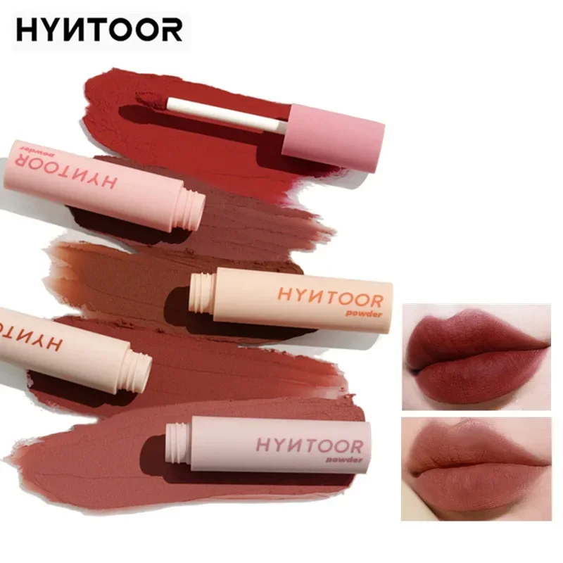 HYNTOOR Black Rabbit Macaron Lip Mud Mirror Glaze Нишевая брендовая губная помада