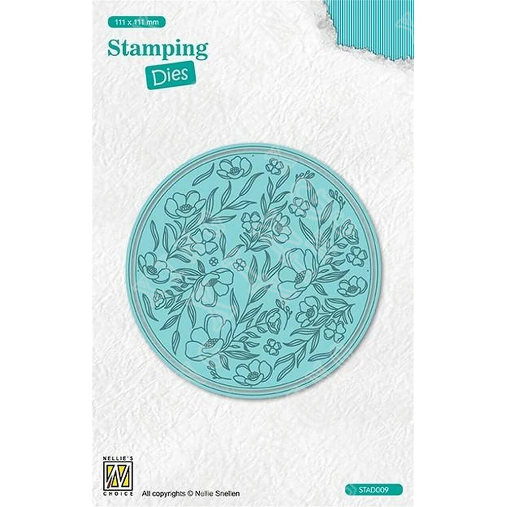 

2022 New Round Flowers Metal Cutting Dies Scrapbooking Diary Decoration Blade Mold Embossing Template Diy Greeting Card Handmade