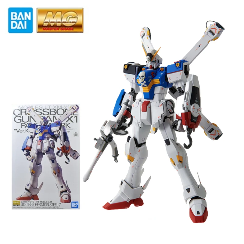 

Original Bandai Gundam Model PB Limited MG 1/100 Crossbone Gundam X1 XM-X1C Mobile Suit Anime Action Figures Toys Birthday Gifts