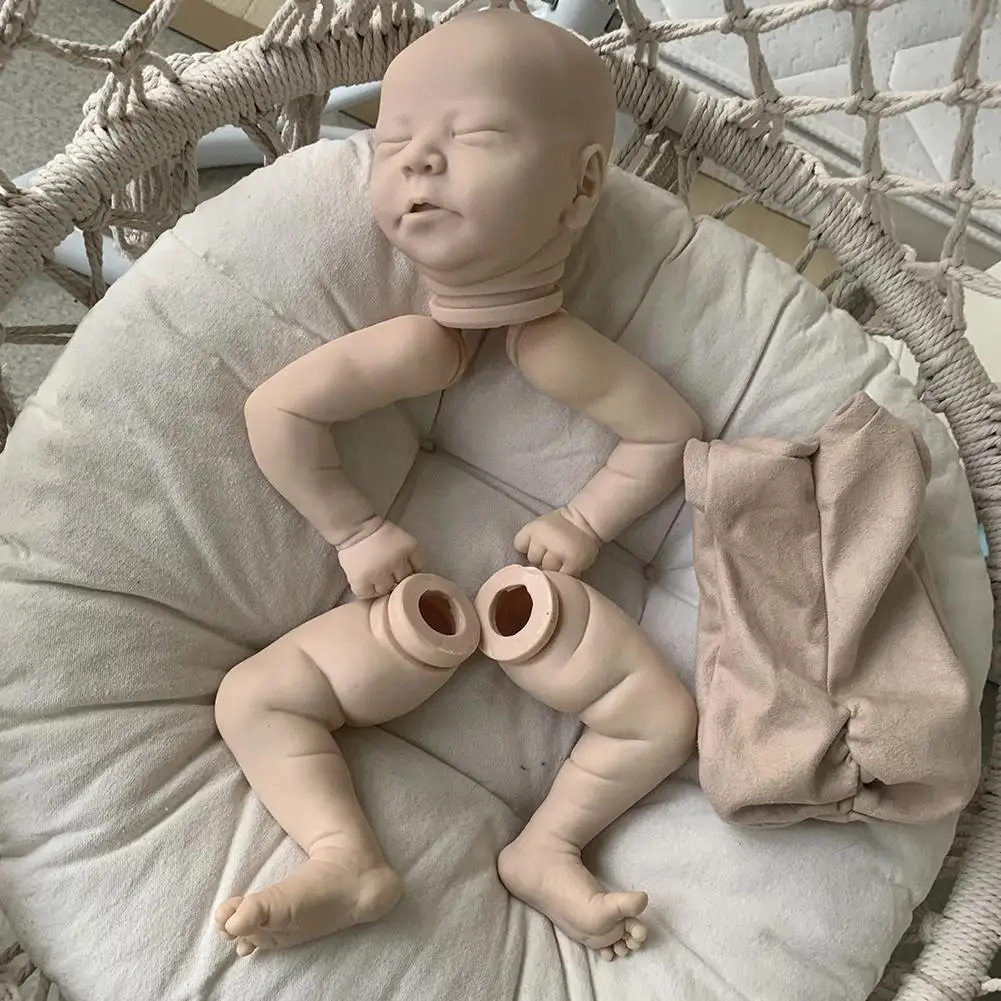 

21 Inch Simulation Baby Kit Popular Limited Edition Baby Parts Sleeping Coa With Unfinished J2z7