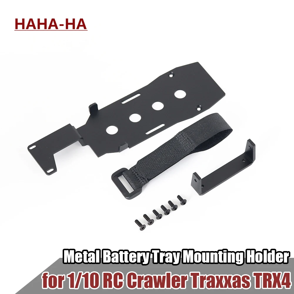 

LCG Metal Battery Tray Lipo Mounting Plate for 1/10 RC Rock Crawler TRX-4 TRX4 Defender Upgraded Parts